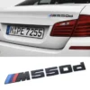 BMW Modellbeteckning M550d Svart 19cm