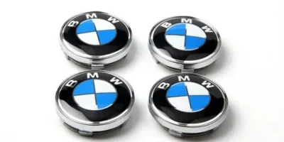 BMW fälgemblem 60mm Blå Vit Centrumkåpor
