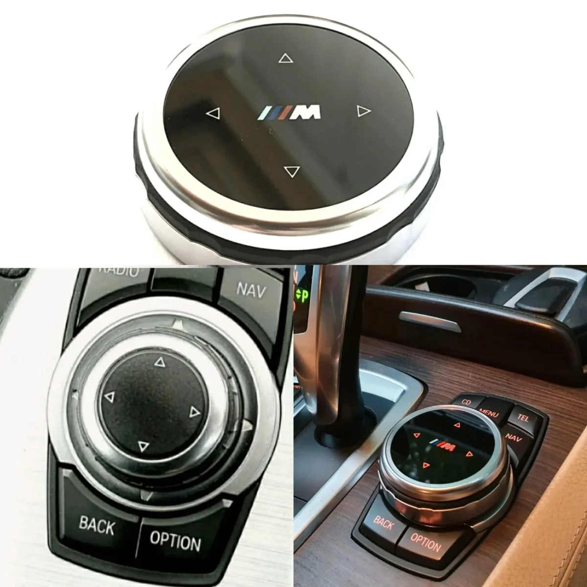 BMW multimedia idrive skal med M logo