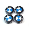 Blå BMW Centrumkåpor fälgemblem Navkåpor 68MM
