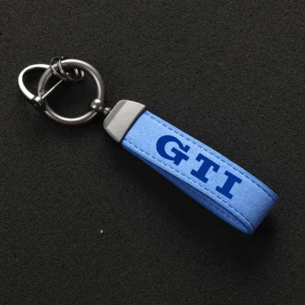 Blå GTI Nyckelring Alcantara Volkswagen