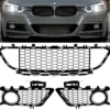 Blanksvart Galler BMW F30 F31 M-sport Stötfångare