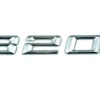 Bmw 320i emblem Blanksvart / Matt / Krom - Bild 3