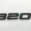 Bmw 320i emblem Blanksvart / Matt / Krom - Bild 2