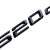 Bmw 520D 520i Emblem Motorkod Svart & Krom