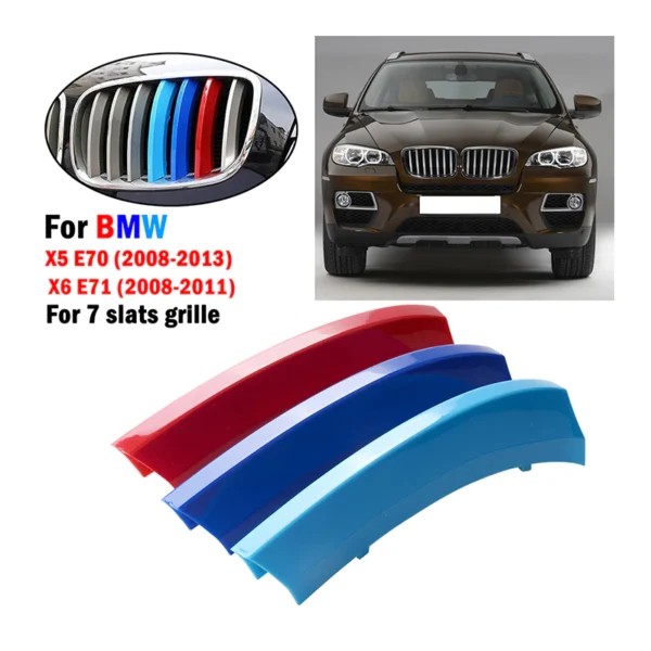 Bmw E70 E71 grill emblem Tricolor M