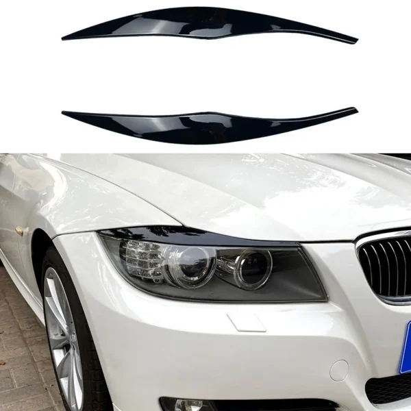 Bmw E90 E91 Ögonlock Pianosvart 05-12