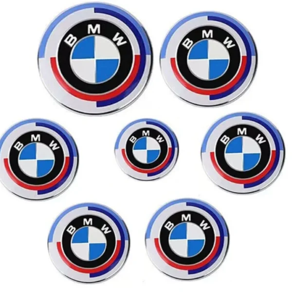 Bmw 50-årsjubileum Emblem set 7-Pack