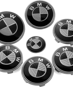 Bmw Emblem Kolfiber 7x olika färger