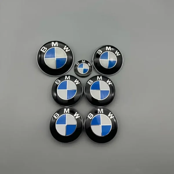 Bmw Emblem Set Blå Vit 7-Pack