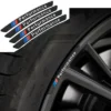 Bmw Fälg Stickers M-Performance 4-Pack svart