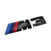 Bmw M3 emblem logga Svart / krom