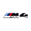Bmw M4 emblem logga Svart / Krom