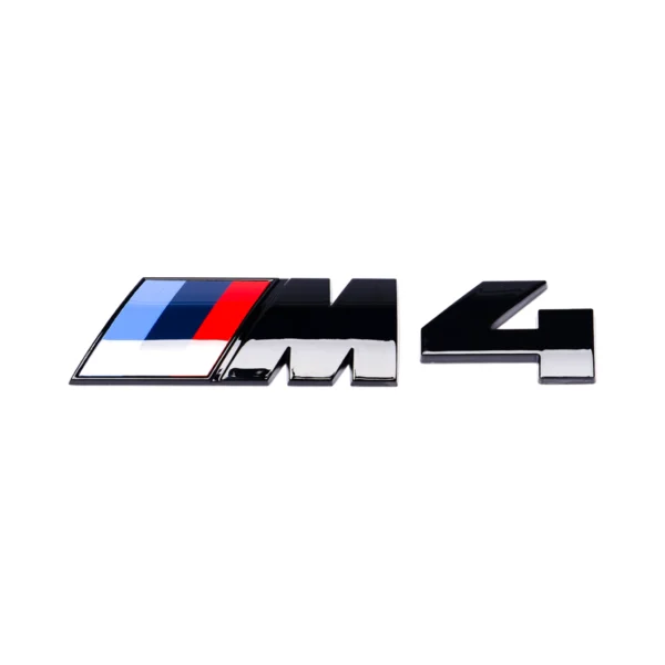 Bmw M4 emblem logga Svart / Krom