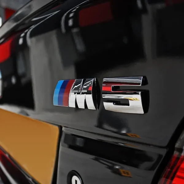 Bmw M5 emblem logga Svart & Silver