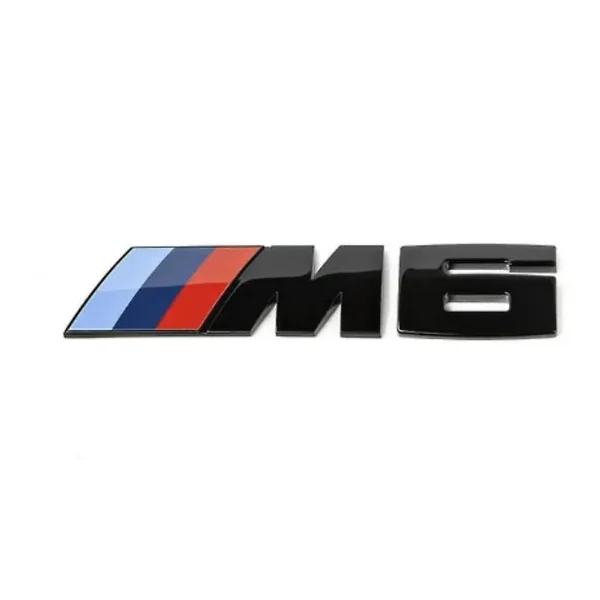 Bmw M6 emblem logga Svart / Krom