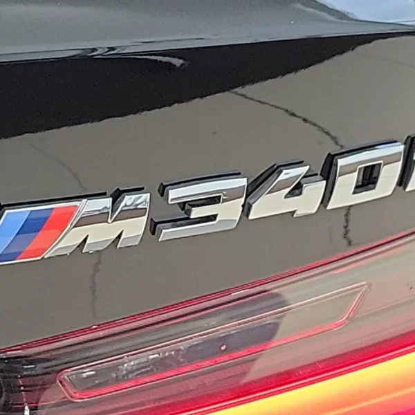 Bmw Modellbeteckning m340i Krom Motorkod M340i emblem