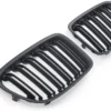 Bmw X1 E84 Grill Blank / Matt Dubbel Ribb - Bild 5