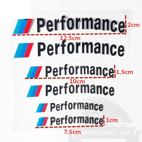Bmw dekaler Bromsok Performance