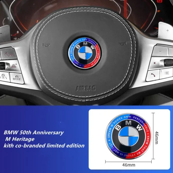 Bmw emblem Rattemblem 50-årsjubileum 45mm
