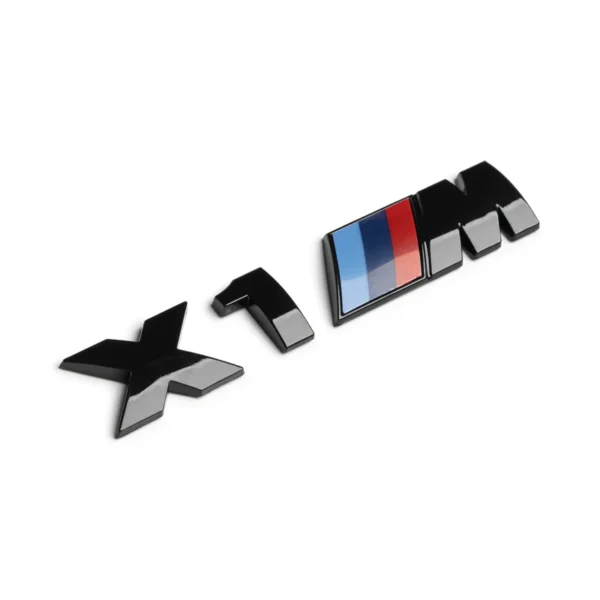 Bmw emblem X1M Svart Modellbeteckning X1 M