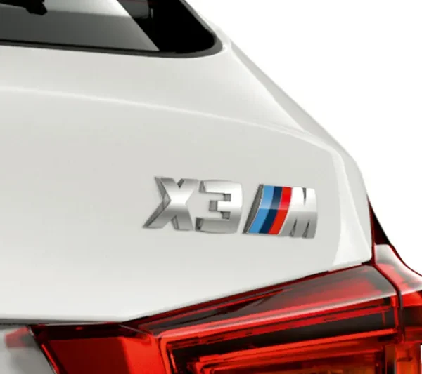 Bmw emblem X3M Krom Modellbeteckning F97