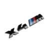 Bmw emblem X4M Krom & Svart Modellbeteckning