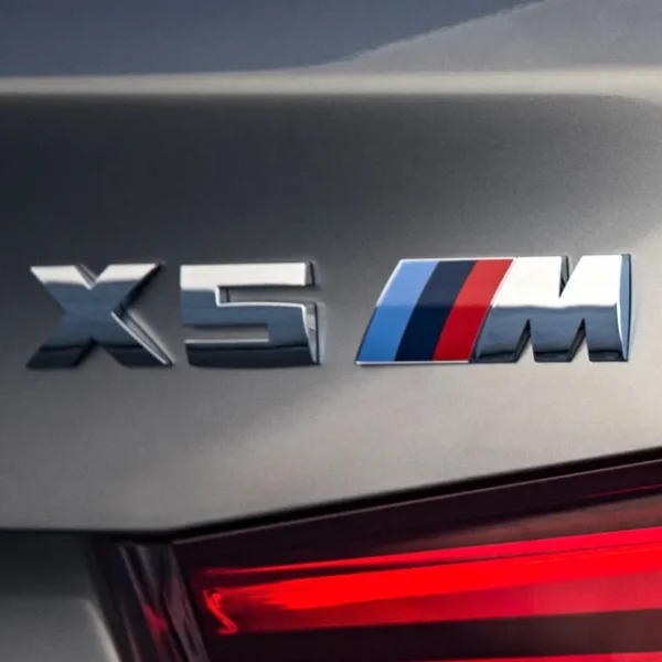 Bmw emblem X5M Krom Modellbeteckning X5 M