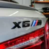 Bmw emblem X6M Svart Modellbeteckning X6 M