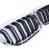 Bmw grill E90 E91 njurar 08-12 Facelift Dubbelribb - Bild 5