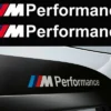 Bmw logo M-Performance dekaler stickers 2-Pack GRÅ - Bild 5