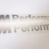 Bmw logo M-Performance dekaler stickers 2-Pack GRÅ