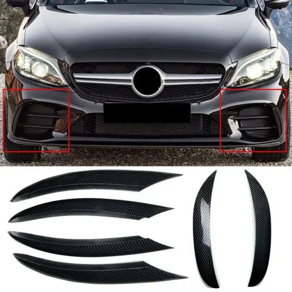 Carbon flaps Mercedes W205 C205 2018- AMG pkt