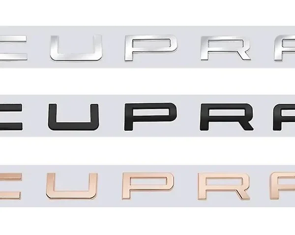 Cupra emblem baklucka olika färger