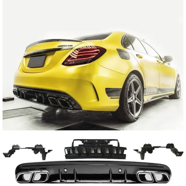 Diffuser Mercedes C-Klass W205 S205 C63