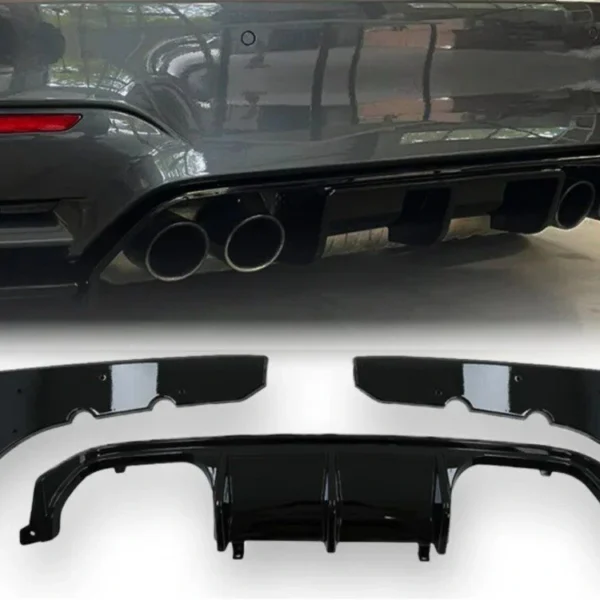 Diffusor Bmw m3 & M4 F80 F82 Blanksvart