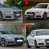 Dimljusgaller Audi A4 B9 RS4 style - Bild 2