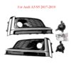 Dimljusgaller Svart Audi A5 S5 B9 F5