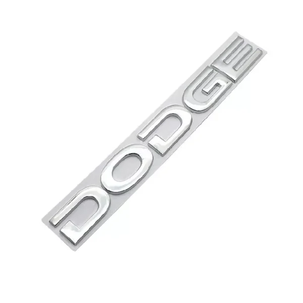 Dodge emblem Silver till bakluckan