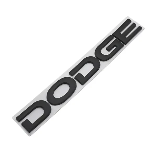 Dodge emblem Svart till bakluckan