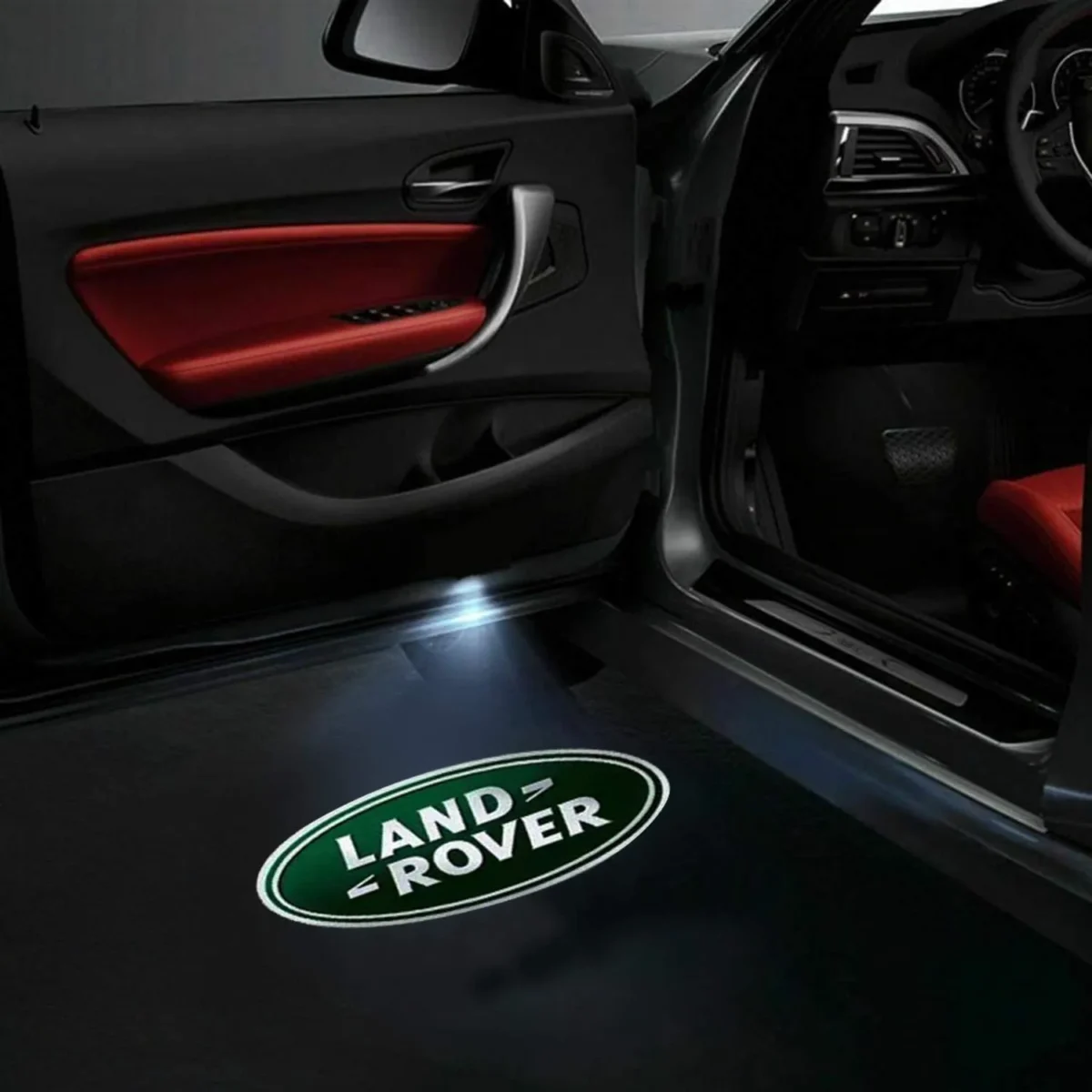 Dörrlampor Land Rover dörr logo