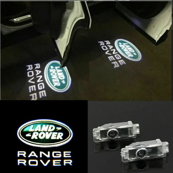 Dörrlampor Range Rover Land Rover dörr logo
