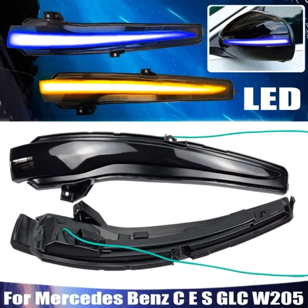 Dynamiska LED Spegelblinkers Mercedes