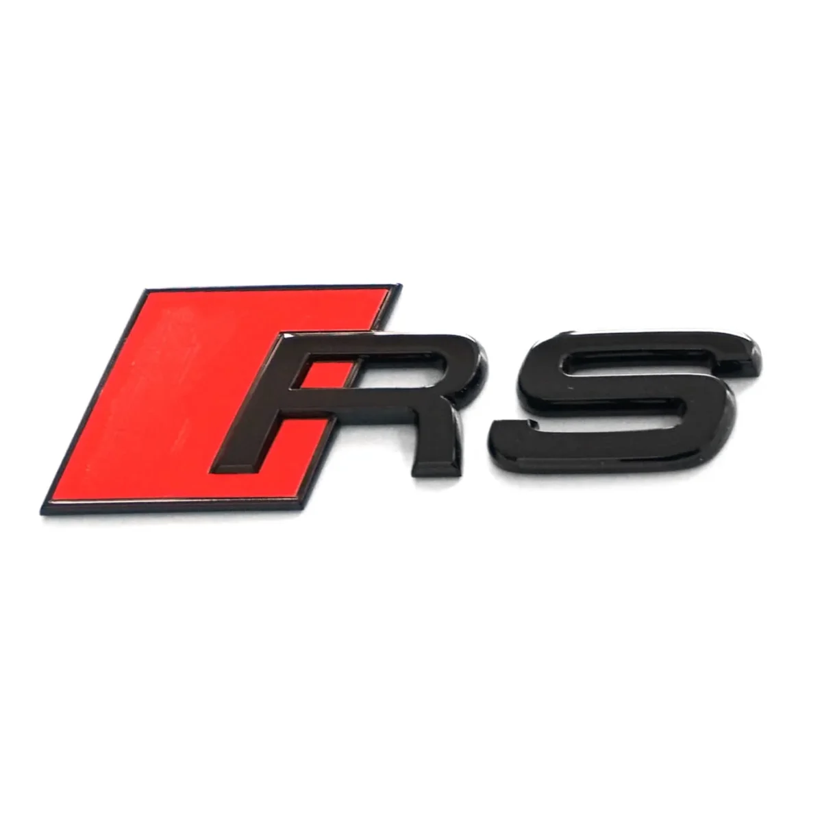 Blanksvart Emblem Audi RS Baklucka