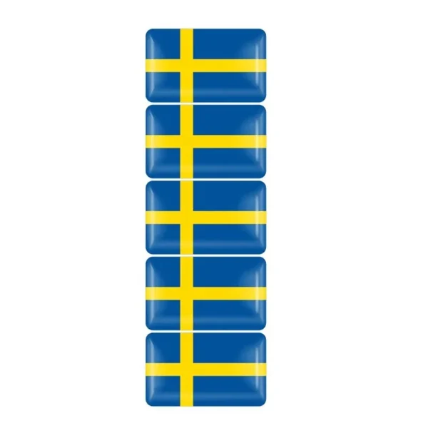 Emblem Svenska Flaggan Sverige 5x