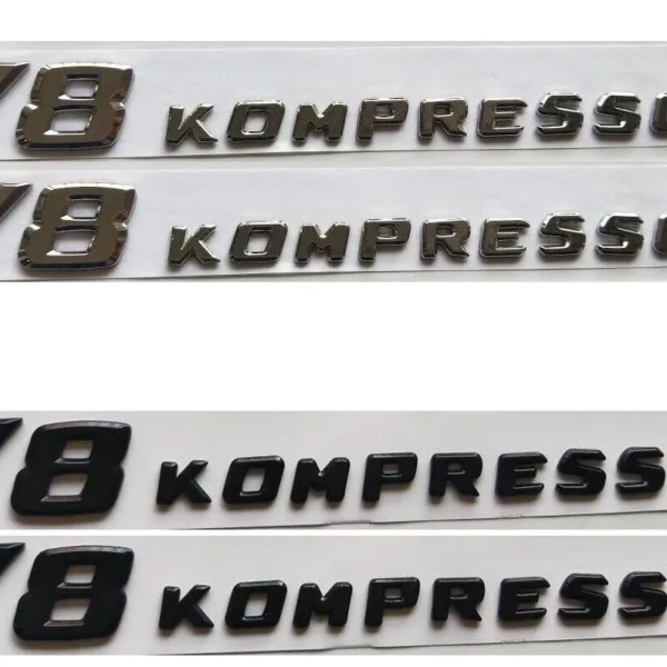 Emblem V8 kompressor Mercedes-Benz 2-Pack