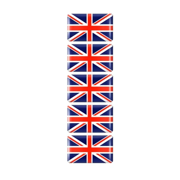England Flaggan Stickers 5-Pack