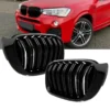 F25 F26 GRILL Dubbelribb 14- X3 X4 facelift