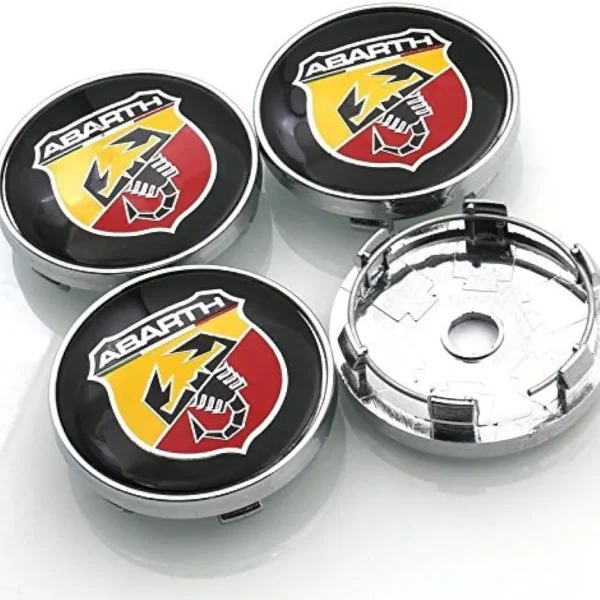Fiat ABARTH Centrumkåpor Navkåpor 60mm