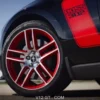 Ford Mustang logo centrumkåpor 68 mm